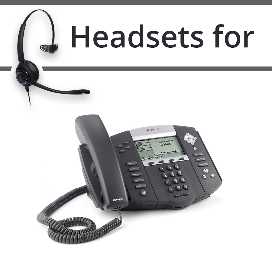 Headsets for Polycom Soundpoint IP 560