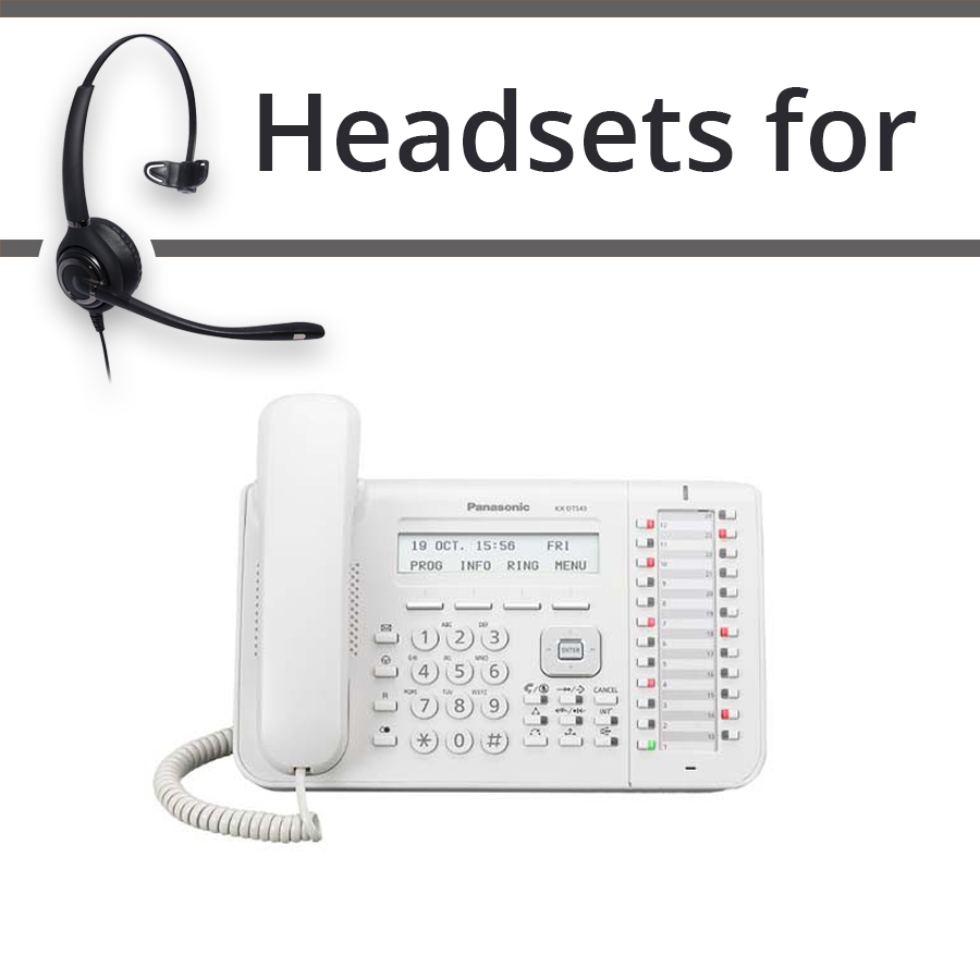 Headsets for Panasonic KX-DT543