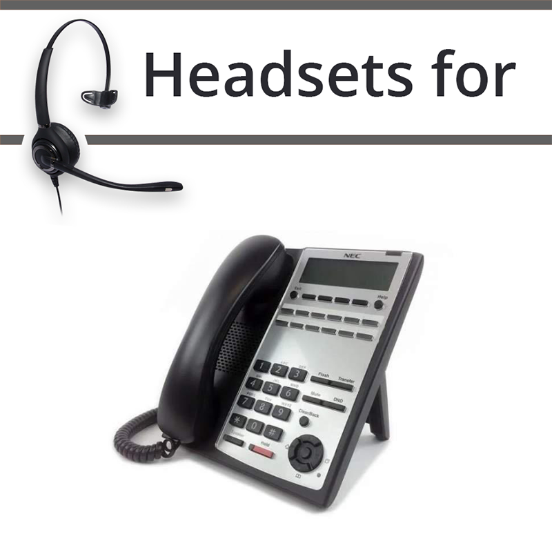 Headsets For NEC SL1100 IP4WW-12TXH