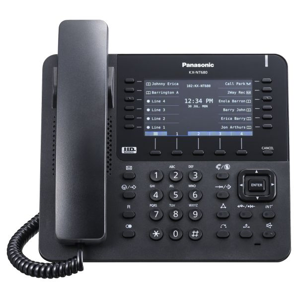 IP Phones | Panasonic KX-NT680 | IP Phone | Black | From £190.00