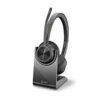 Poly Voyager 4320 UC Bluetooth Wireless Stereo Headset with Charging Stand - USB-C
