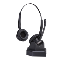 Project Telecom | Advanced Binaural Noise Cancelling Wireless Bluetooth Headset | for Calls and Music
