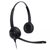 Advanced Binaural Noise Cancelling Headset | Compatible with Avaya J129