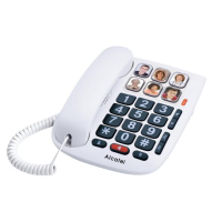 Alcatel Comfort TMAX 10 - Big Button Corded Phone - White