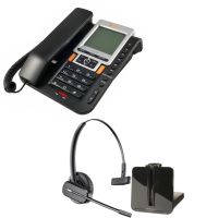 Agent 1100 Corded Telephone and Plantronics CS540 Convertible DECT Cordless Headset - A Grade (84693-02) Bundle