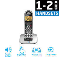 BT 4000 Big Button DECT Cordless Phone - (1-2 Handsets)
