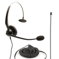 Entry Level Monaural Noise Cancelling Headset | Compatible with Avaya J129