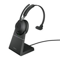 Jabra Evolve2 65 - Link380c - Mono Headset with Charging Stand - Black - UC or MS