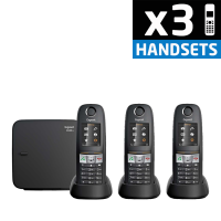Gigaset E630A Robust DECT Cordless Phone With Answering Machine - Triple