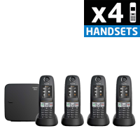 Gigaset E630A Robust DECT Cordless Phone With Answering Machine - Quad