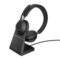 Jabra Evolve2 65 - Link380c - Stereo Headset with Charging Stand - Black - UC or MS