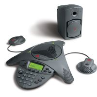 Polycom Soundstation VTX1000 HD Voice with Subwoofer and Microphones Audio Conferencing Phone