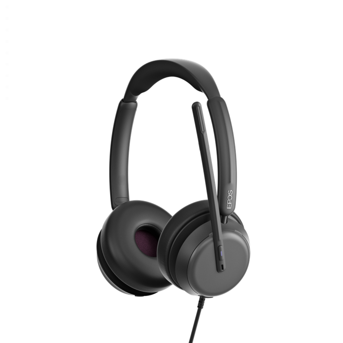 EPOS Impact 100 MS Stereo USB Headset - Microsoft Teams Certified, Noise-Cancelling Mic, Lightweight