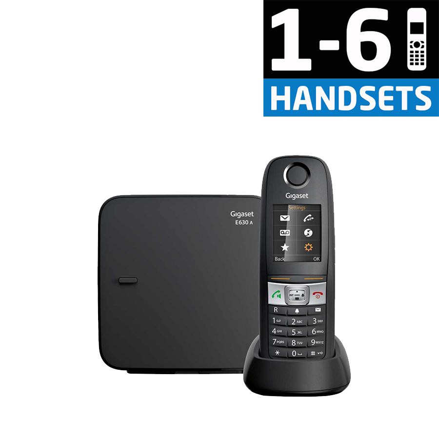 Gigaset E630A DECT Cordless Phone with Answering Machine - PMC Telecom