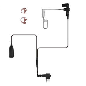 Two Wire Surveillance with Acoustic Tube - Motorola 2 Pin