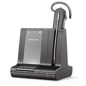 Plantronics Savi 8240 Office Convertible Cordless Headset For Deskphone, PC and Mobile - New