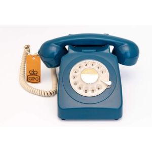 GPO 746 Rotary Dial Telephone - Azure Blue