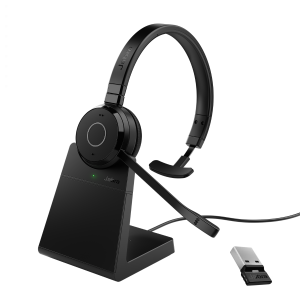 Jabra Evolve 65 TE - USB-A UC Mono with Charging Stand