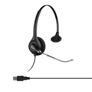 Plantronics USB HW251 Monaural Headset - Refurbishe