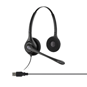 Plantronics USB HW261N Binaural Noise Cancelling Headset - Refurbished