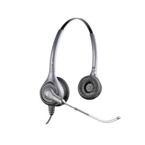 Plantronics H361 SupraPlus Binaural Voice Tube Headset - (Silver) - Refurbished