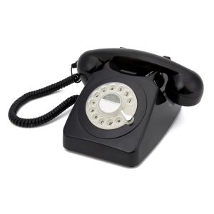 GPO 746 Rotary Dial Telephone - Black