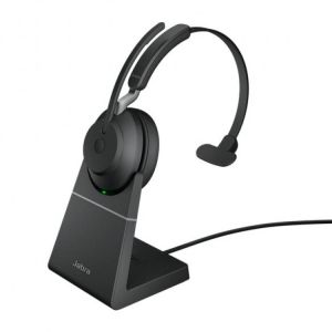 Jabra Evolve2 65 - USB-C UC Mono Headset with Charging Stand - Black - New
