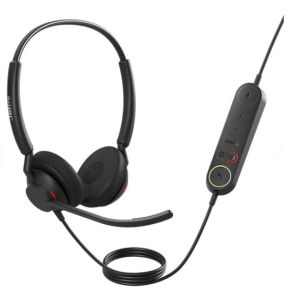Jabra Engage 40 (Inline Link) | UC Stereo Headset | USB-A or USB-C