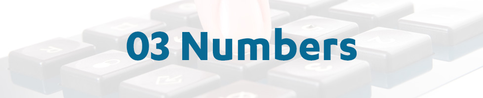 03 Numbers