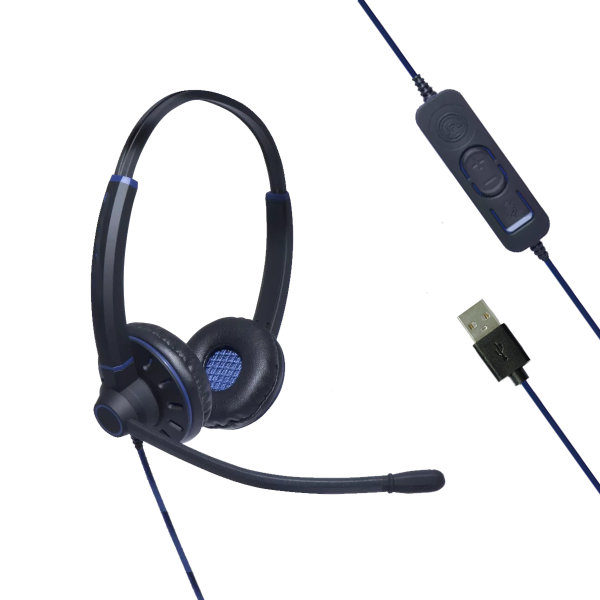 Project Telecom - Everyday Binaural Noise Cancelling USB Headset