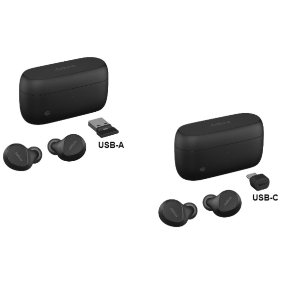 Jabra Evolve2 Buds - MS - USB-A or USB-C Jabra Evolve2 Buds - MS - USB-A or USB-C